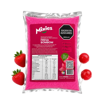Base para granizado sabor a Fresa Bombón