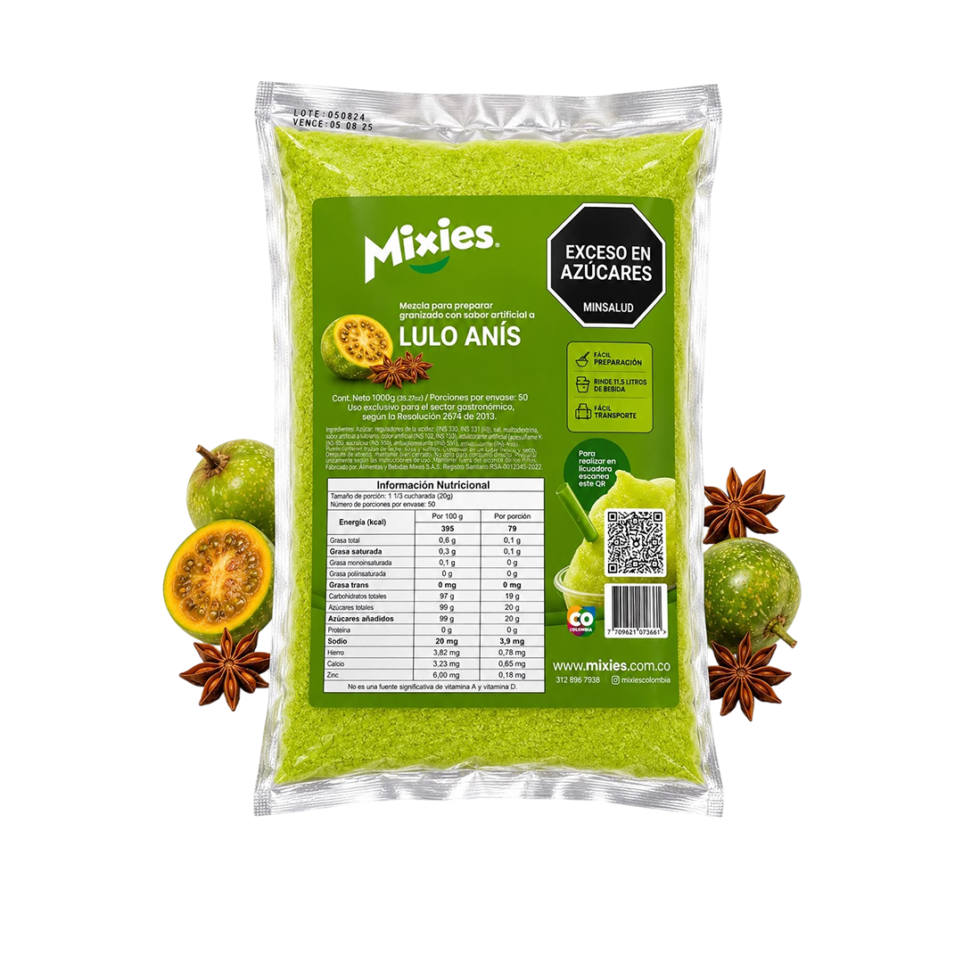 Base para granizado sabor a Lulo Anis