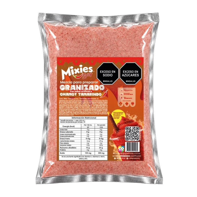 Granizado Chamoy Tamarindo Mixies Spicy