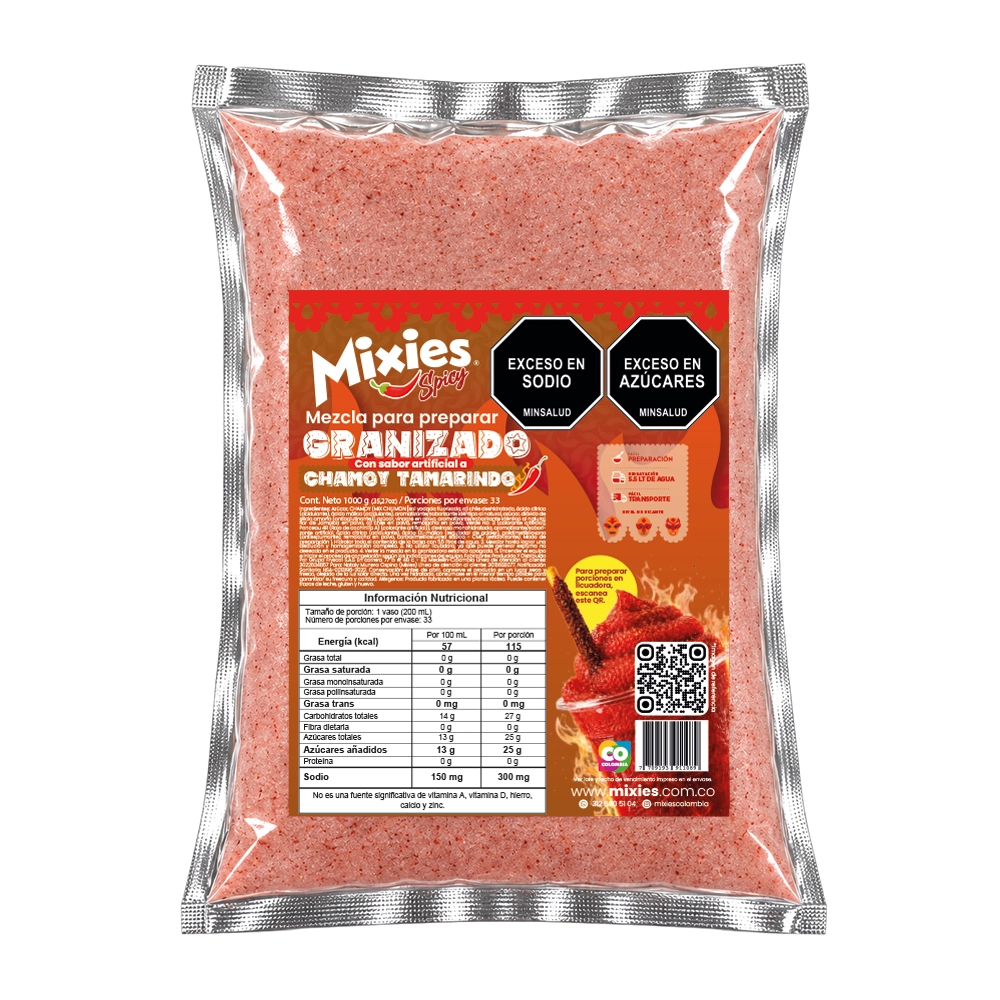 Granizado Chamoy Tamarindo Mixies Spicy Granizado Chamoy Tamarindo Mixies Spicy